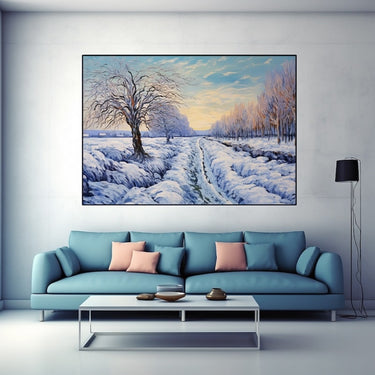 Paysage De Neige Peinture